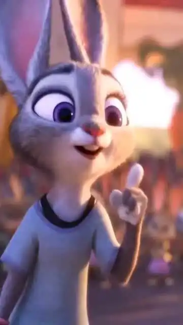 疯狂动物城,可爱的朱迪警官,真是英姿飒爽
