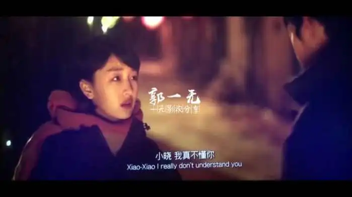 后来的我们小晓我真不懂你,你从来都没懂过,从来都没有
