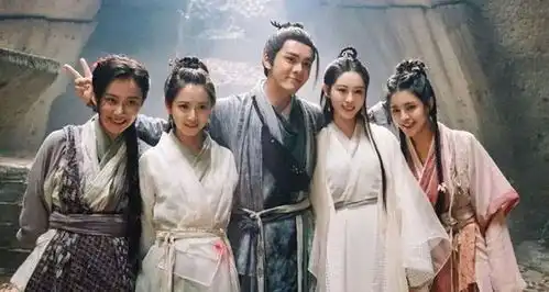 周海媚发新倚天屠龙记剧照,真的被54岁的她美到了
