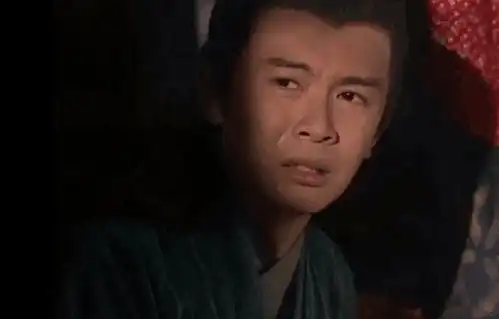 笑傲江湖何宝生在剧中穿着红粉衣服,将林平之饰演的贵气非凡
