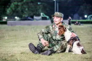 组图杨烁穿军装化身训犬员铁汉幼犬反差萌逆天
