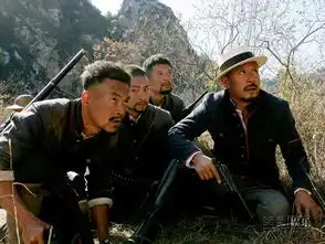 姜文廖凡一对孩子王片场比枪法让子弹飞
