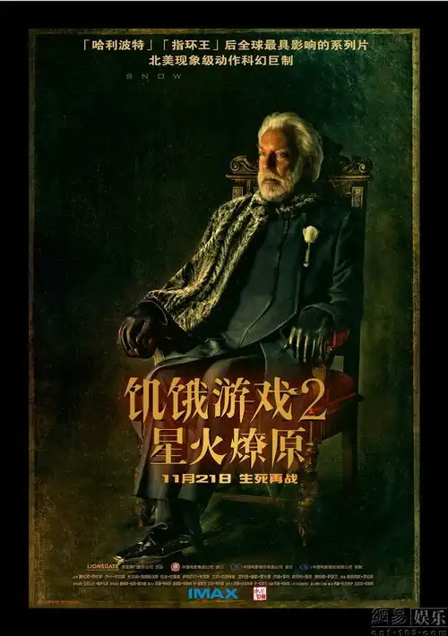 饥饿游戏2曝人物海报
