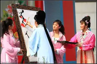 佳能500d55250随拍山东梆子唐伯虎点秋香剧照