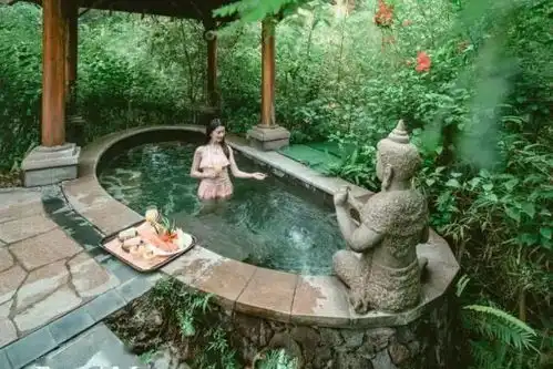 698起网红酒店龙门地派享自助早晚餐住畔山观景房畅玩水上乐园无限次温泉