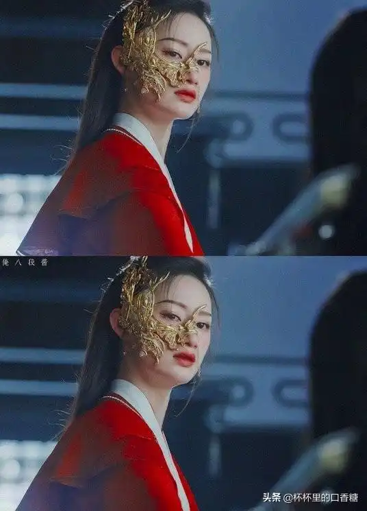 古装剧女星面具造型李沁美艳迪丽热巴被嫌丑,郭晓婷美上热搜
