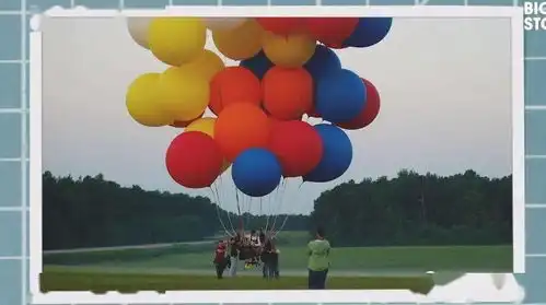 气球真能把房子带到天上这大叔活成了真人版的飞屋环游记