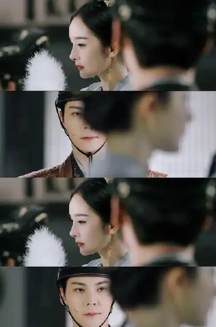 斛珠夫人杨幂红嫁衣回眸杀太撩人,陈伟霆为其吸毒疮又虐又欲