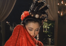 三国演义陈红演的貂蝉第一次出场,简直太美了
