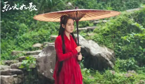 烈火如歌缘起江湖版手绘海报上线,如歌挥鞭了结江湖爱恨
