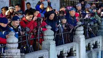 颐和园金光穿洞如约而至,摄友扎堆抢拍
