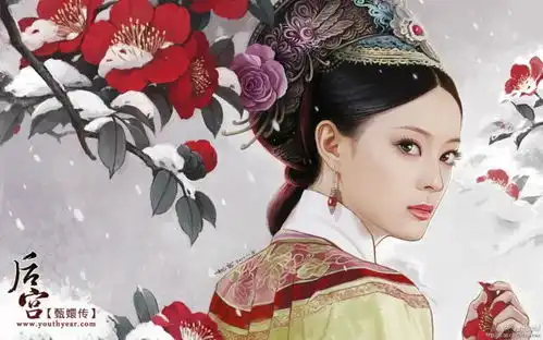 在哪儿可以找到后宫甄嬛传人物的手绘图片