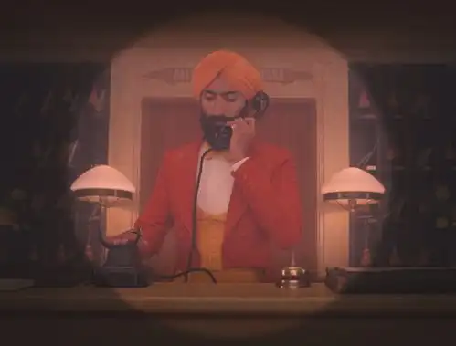 布达佩斯大饭店画面结构的复古格调,摄影构图与色彩的装置美学
