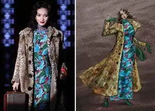 金陵十三钗旗袍配大衣,冬季穿搭宝典
