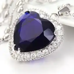 xuping旭平海洋之心项链女镀金仿水晶泰坦尼克锁骨链礼物情人节礼品怎么样,好不好