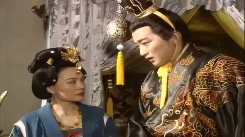 隋唐演义杨广恶人先告状,吓得不敢离开母亲身边了