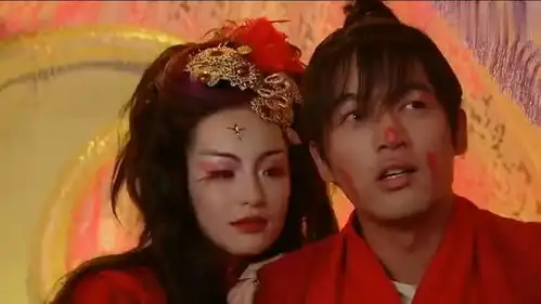 仙剑奇侠传景天牺牲自己和火鬼王结婚,雪见不满在门外发飙