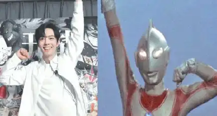 肖战怼脸自拍,奥特曼表情包,小飞侠是他坚强的后盾