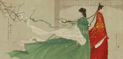 女孩画笔下那些惊艳了时光的美人们,越发显得美丽动人