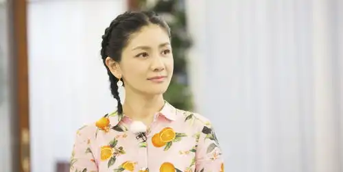 胡可现身录综艺,扎双麻花辫穿印花裙44岁美回24岁,气质真出众
