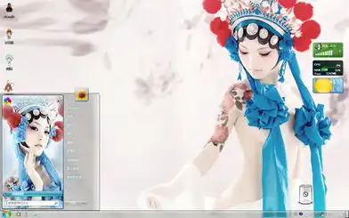 京剧美女电脑桌面壁纸,电脑桌面主题win7主题xp主题下载
