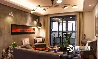 摩登混搭小蜗居年轻夫妇的60平两居室装修