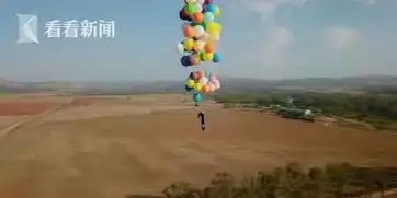 男子借百只气球上演真人版飞屋环游记飞越24公里