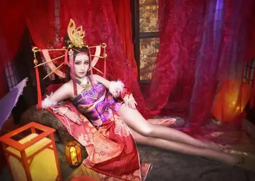 国漫女王cos,比比东3d变真人,女帝的漫画腿绝了