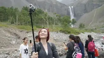 长白山巅,拾年之约盗墓笔记话剧剧组长白山游记
