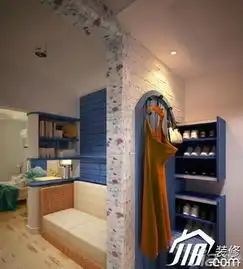 地中海风格小户型富裕型地台装修图片