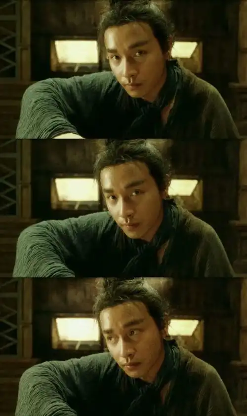 张国荣在电影东邪西毒里饰演欧阳锋的第一个镜头曝光