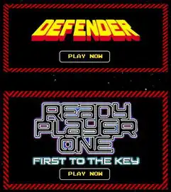 看电影送游戏头号玩家彩蛋二维码附赠小游戏
