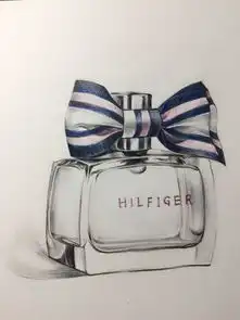 彩铅绘画教程闻香识女人,汤米的香水瓶
