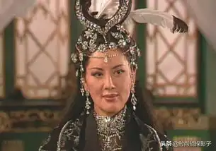 造型像行走的鸡毛掸子的古装女子,玉娇龙俏丽元清锁美艳