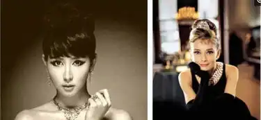 杨幂八次山寨奥黛丽赫本明星山寨赫本谁最美