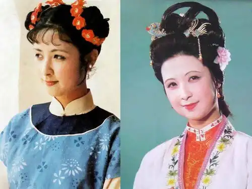 87版红楼梦演员试妆照和定妆照对比,差别太大,差点没认出来

