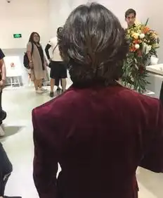 王宝强变成李咏梳经典长卷发背影神似李咏哈文调侃快打他
