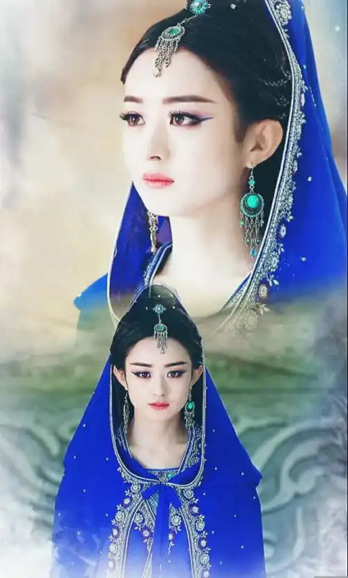 女星的蓝色妖姬宠儿造型,杨幂唐嫣刘诗诗赵丽颖,你觉得谁最惊艳
