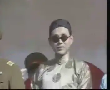 著名演员陈道明末代皇帝剧照
