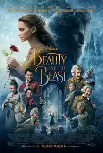 电影海报欣赏美女与野兽beautyandthebeast
