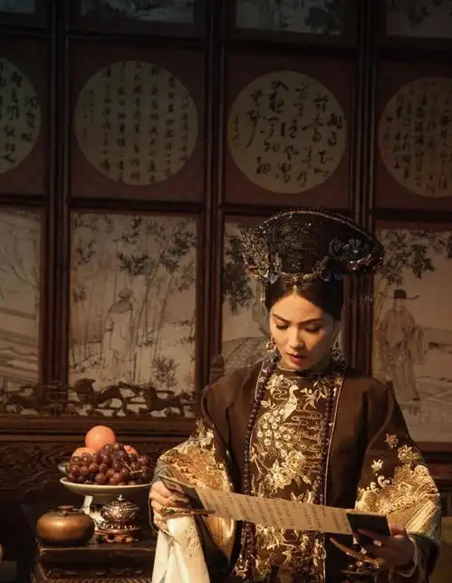 刘涛孝庄皇后清宫造型曝光,华服加身,但气质难敌简单服饰的宁静