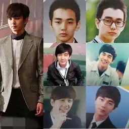 太阳的后裔宋仲基朴海镇李敏镐金秀贤韩国男星毕业照盘点