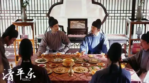 樊楼宴饮瓦舍听书,虞云国带你读懂清平乐中的宋时风情