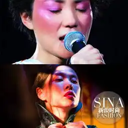 余男演绎王菲同款超诡异眼影腮红妆新浪四川时尚