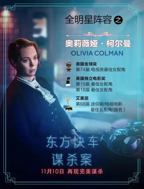 热映东方快车谋杀案奥斯卡等76项大奖获奖影片,顶级阵容,不容错过