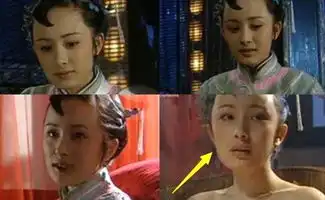 杨幂14年前给孙俪做陪衬那时的下巴还没这么尖