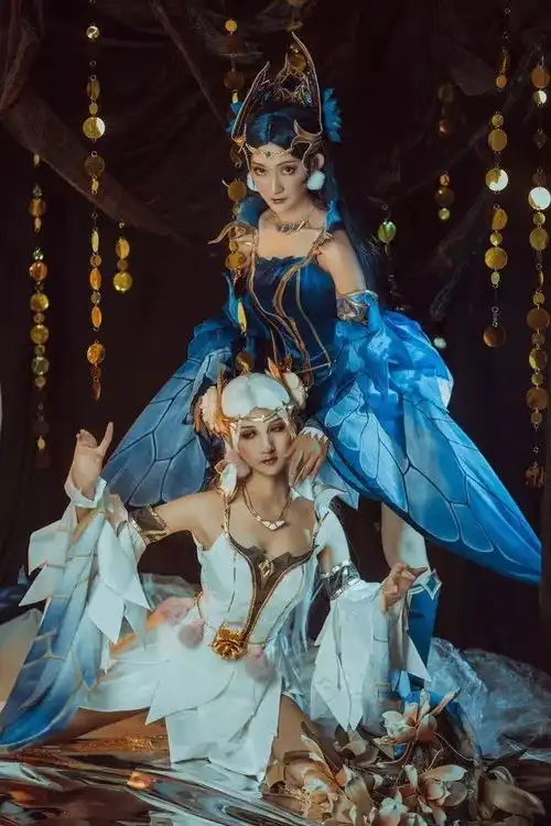 王者荣耀仲夏夜之梦貂蝉双色蝴蝶梦
