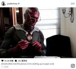 复联曝新片场照戴眼镜的幻视你见过吗
