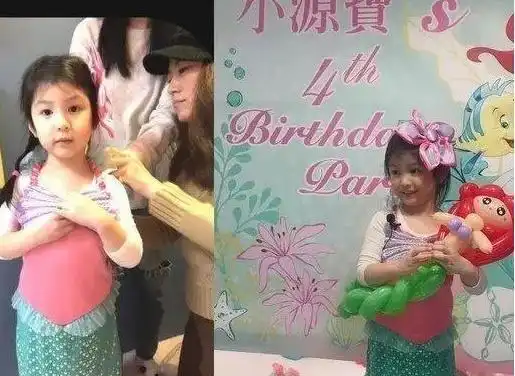 张震为女儿举办百人生日宴,昔日铁汉变身暖心女儿奴

