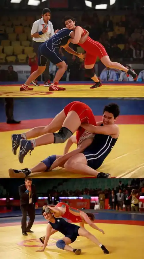 要被摔跤吧爸爸里剃板寸的法缇玛掰弯了可长发的她竟然这么女神